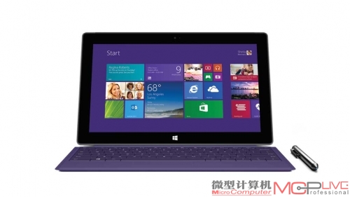 Surface Pro 2的尺寸相比前代几乎没有变化，不过重量轻了40g，相比常见的笔记本电脑，携带Surface Pro 2外出还是轻松得多。Surface Pro 2的尺寸相比前代几乎没有变化，不过重量轻了40g，相比常见的笔记本电脑，携带Surface Pro 2外出还是轻松得多。对于键盘盖上的键盘，我建议大家不要对它的手感抱有太高的期望，简单用用是可以的，用起来也比虚拟键盘好很多。但即使是与普通的笔记本电脑键盘相比，它的键程和键距也都有些拿不出手，手感自然好不到哪里去。Surface Pro 2继